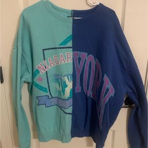 Half and Half Crewneck